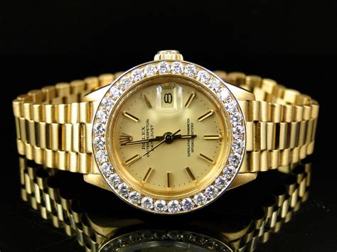 rolex presidential diamond price|pre owned Rolex president watches.